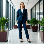 환경보호 관련 실무 워크북 - **

"A professional woman in a tailored business suit, standing confidently in a modern office lobby...