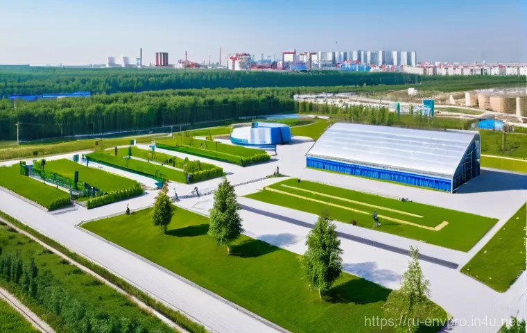 환경보호 관련 기술 개발 사례 - **Flexible Solar Cityscape in St. Petersburg**
    "A stunning, futuristic cityscape of St. Petersbu...