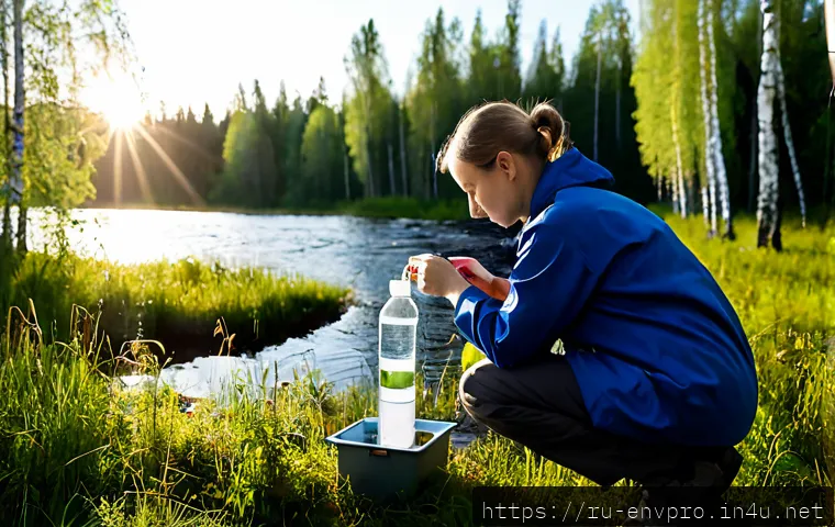 환경보호 전문가의 연구 지원 사례 - Photorealistic environmental research support scene in a modern Russian field laboratory near a birc...